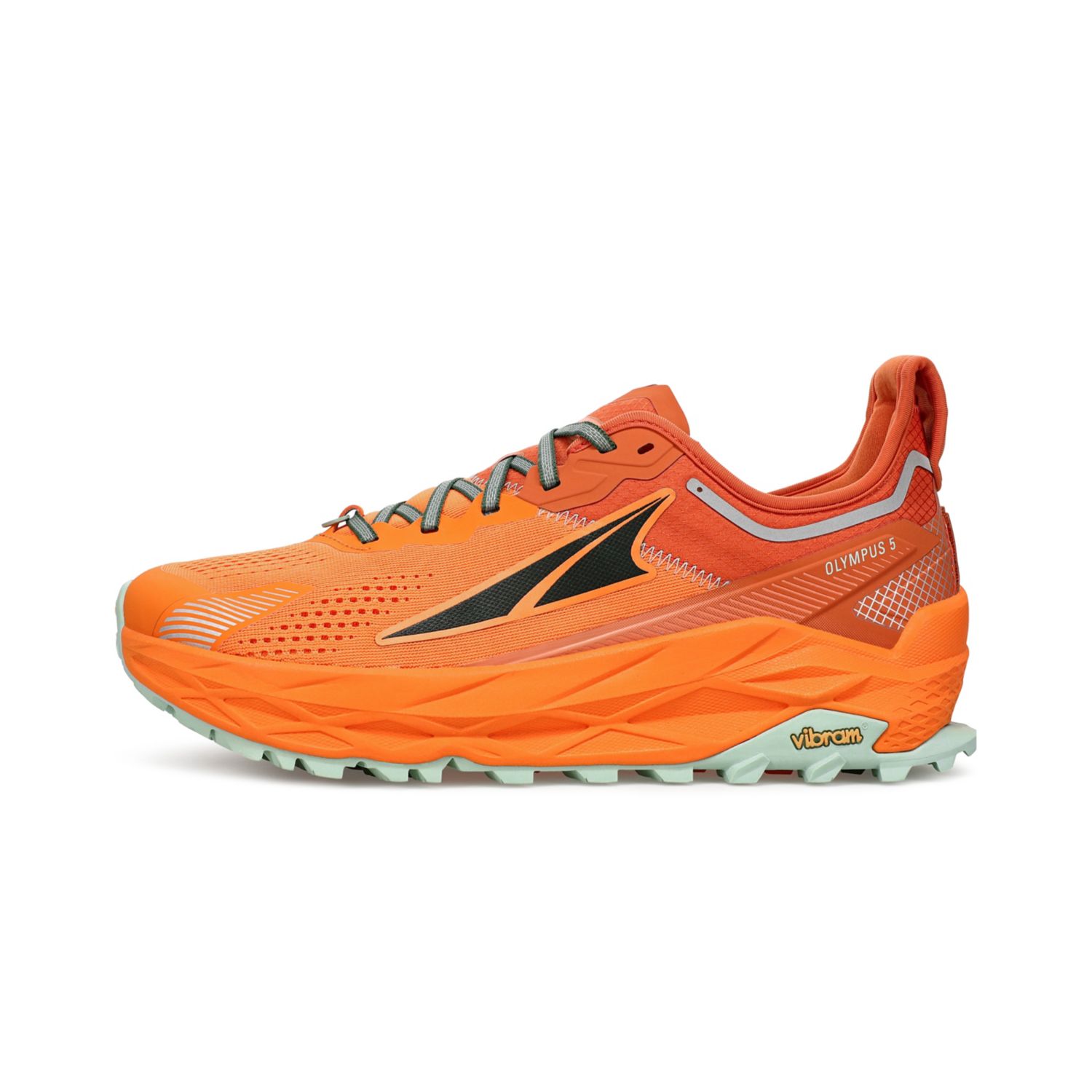 Altra Olympus 5 Men\'s Trail Running Shoes Orange | South Africa-57320949